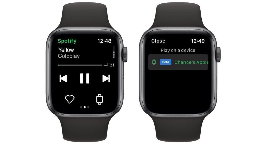 Spotify can be listened directly to Apple Watch