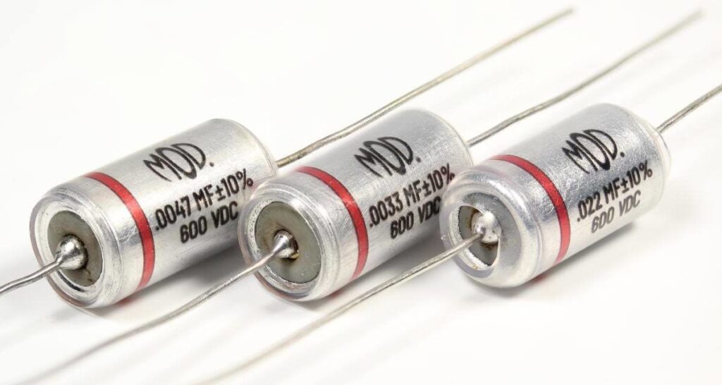 Mod Electronics has expanded its selection of electrolytic and oil capacitors for classic analog audio