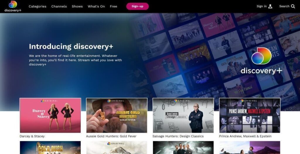 Discovery+ in the US