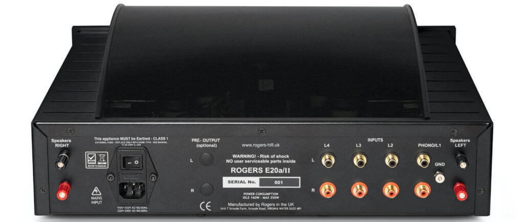 Rogers E20a II tube amplifier