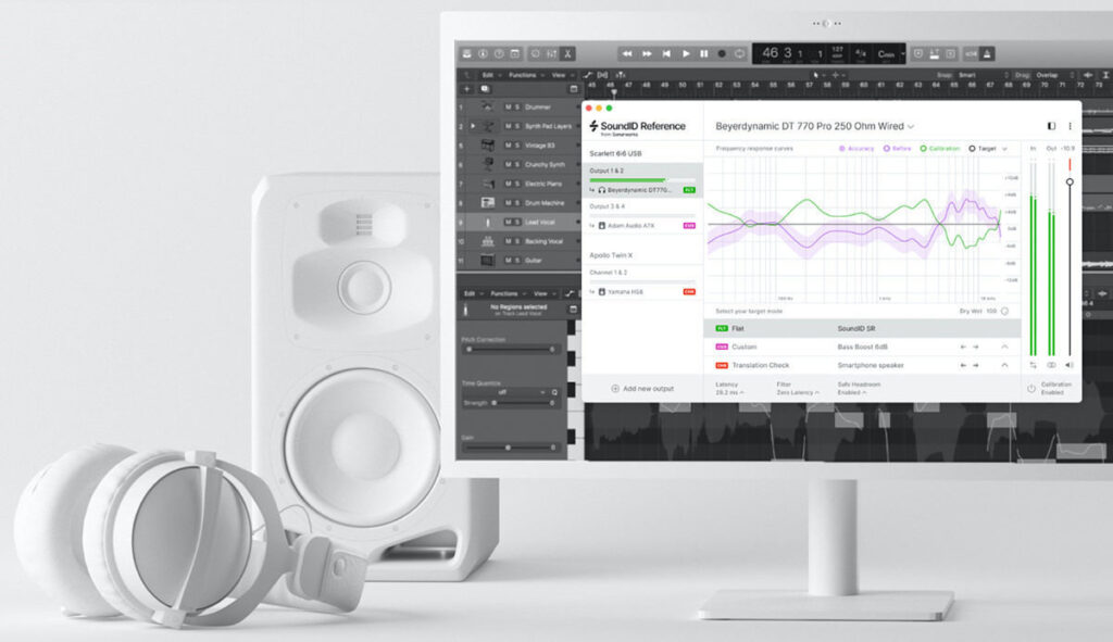 Sonarworks SoundID Reference Acoustic and Headphone Calibration Software Learned to Work in Real Time