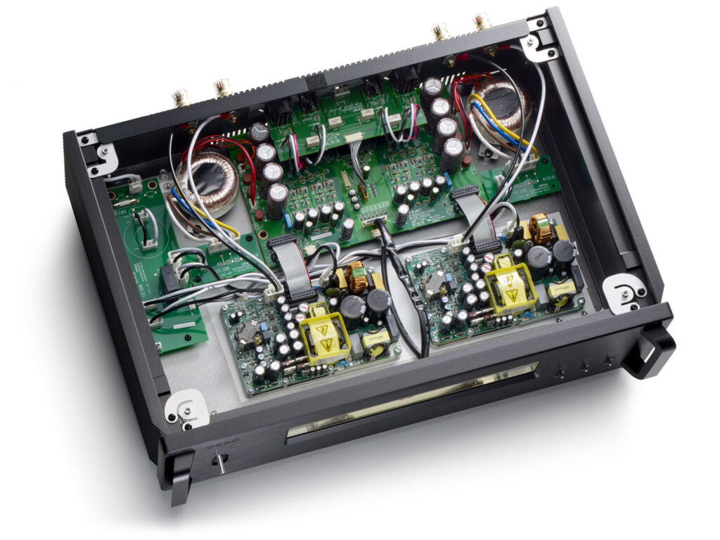 Teac AP-701 dual channel power amplifier: custom Hypex Ncore modules in