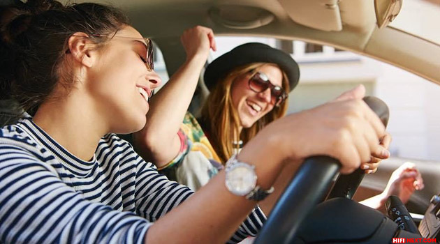 most young people can't drive without music