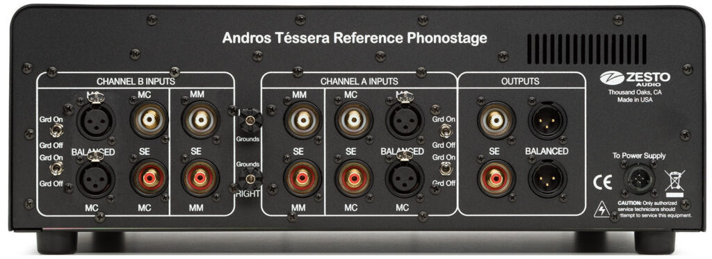 Zesto Audio Andros Téssera reference phono stage