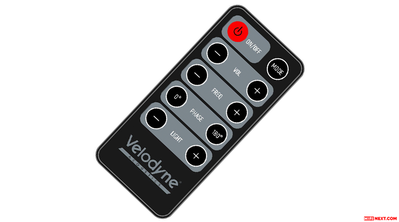 Velodyne Impact X Subwoofers  remote control