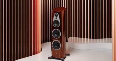 Linn 360 loudspeaker with Pistonik drivers in Single Malt finish