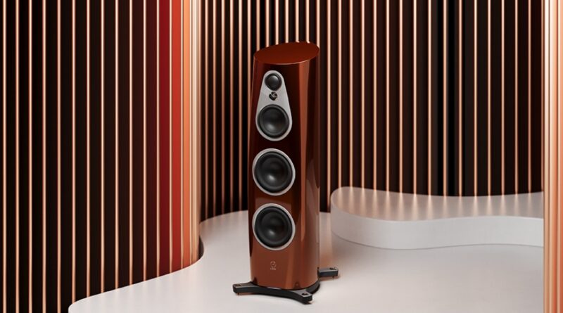 Linn 360 loudspeaker with Pistonik drivers in Single Malt finish